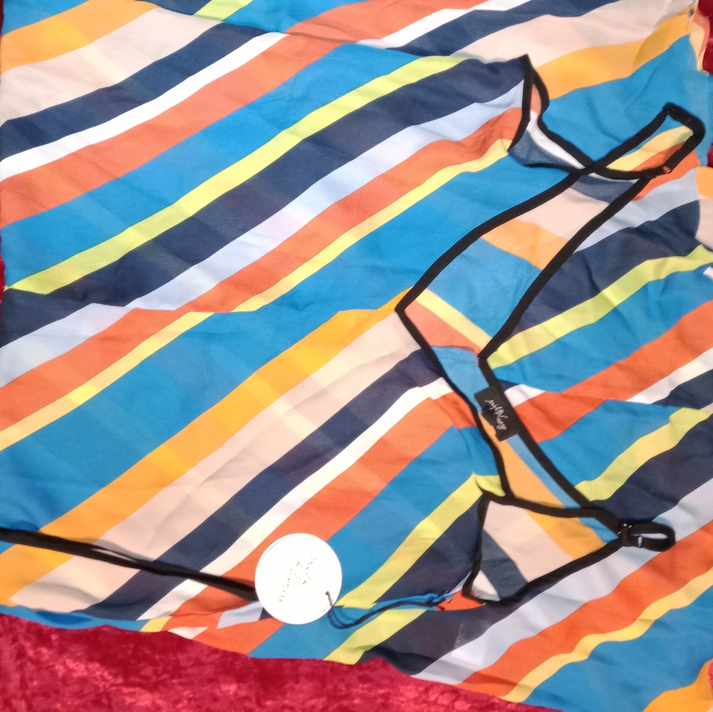 Multi Color Striped Dress - Picture 6 of 8